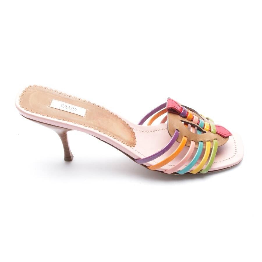 Image 1 of Heeled Sandals EUR 36.5 Multicolored in color Multicolored | Vite EnVogue