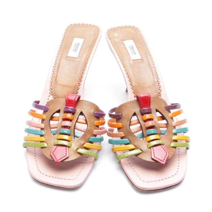Image 2 of Heeled Sandals EUR 36.5 Multicolored in color Multicolored | Vite EnVogue