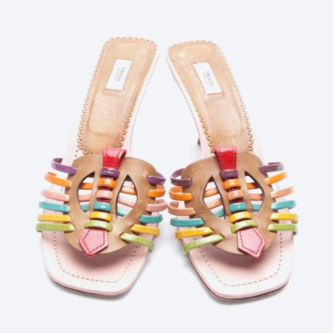 Image 2 of Heeled Sandals EUR 36.5 Multicolored in color Multicolored | Vite EnVogue