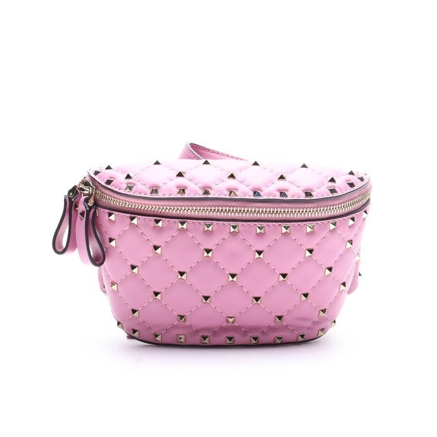 Image 1 of Rockstud Belt Bag Pink in color Pink | Vite EnVogue