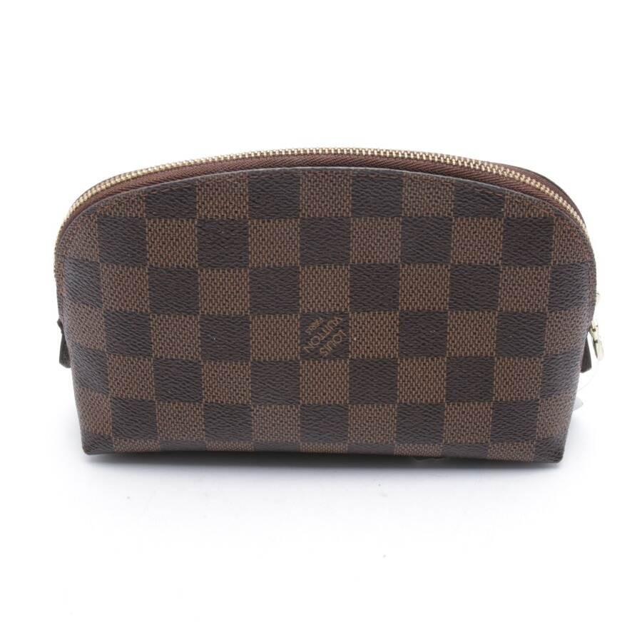 Image 1 of Cosmetic Case Brown in color Brown | Vite EnVogue