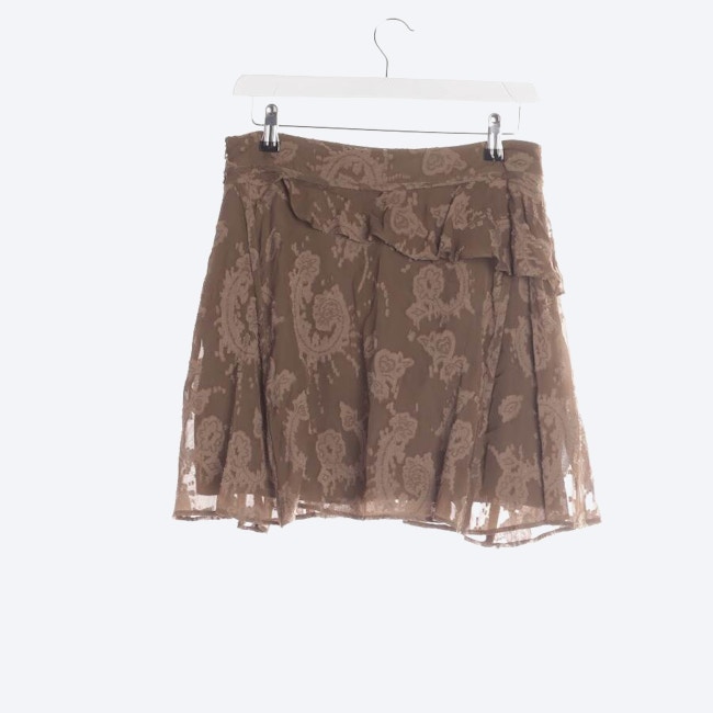 Image 2 of Mini Skirt 38 Camel in color Brown | Vite EnVogue