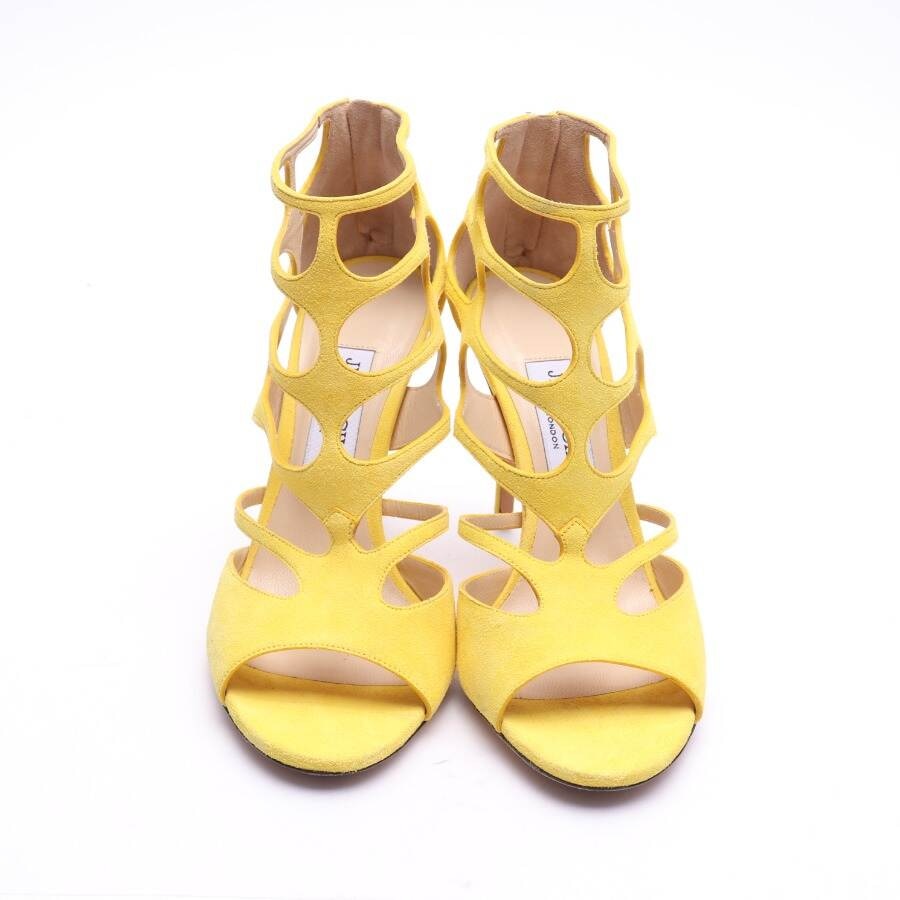 Image 2 of Heeled Sandals EUR 37.5 Yellow in color Yellow | Vite EnVogue
