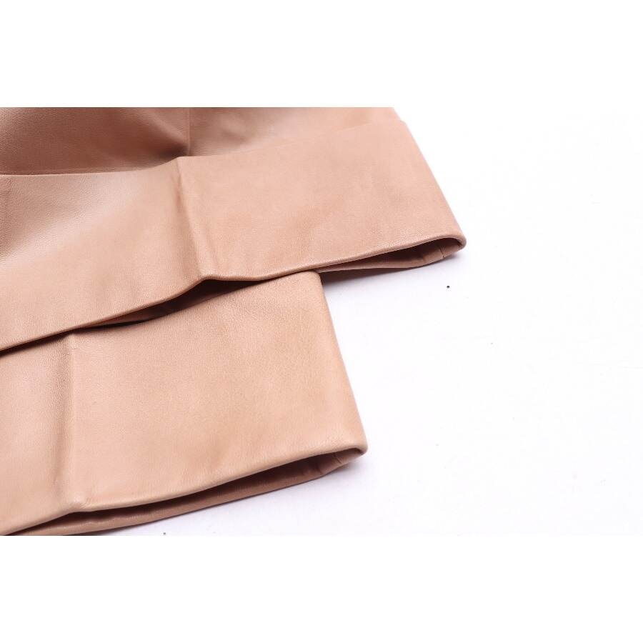 Image 3 of Leather Pants 38 Light Brown in color Brown | Vite EnVogue