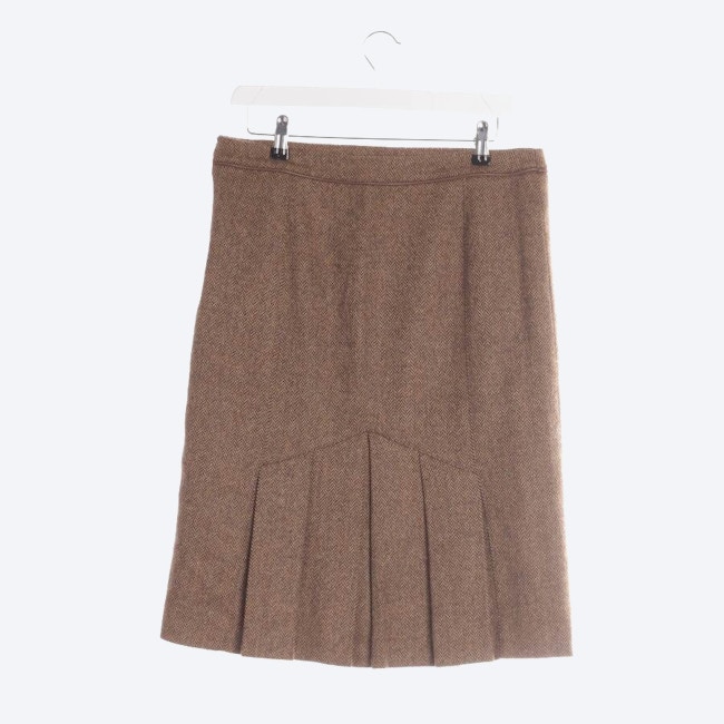 Image 2 of Wool Skirt 44 Camel in color Brown | Vite EnVogue