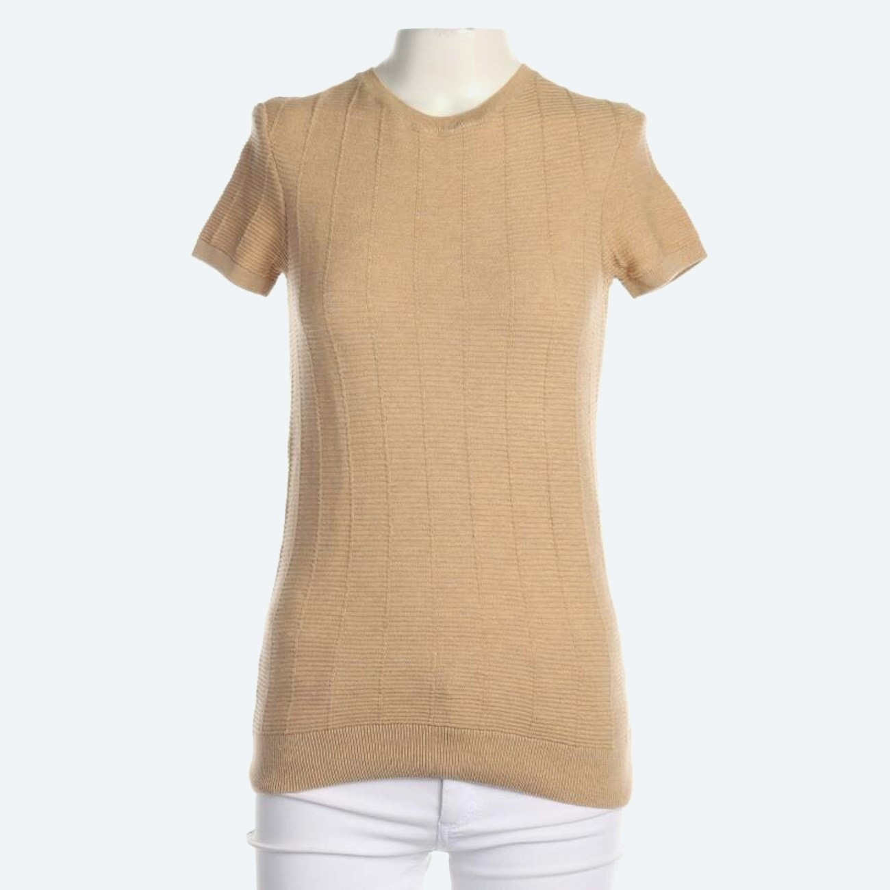 Image 1 of Shirt 34 Light Brown in color Brown | Vite EnVogue