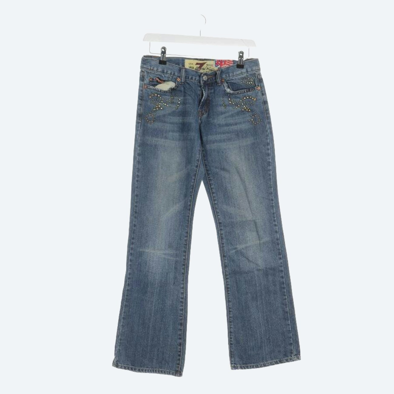 Image 1 of Jeans Flared W29 Blue in color Blue | Vite EnVogue