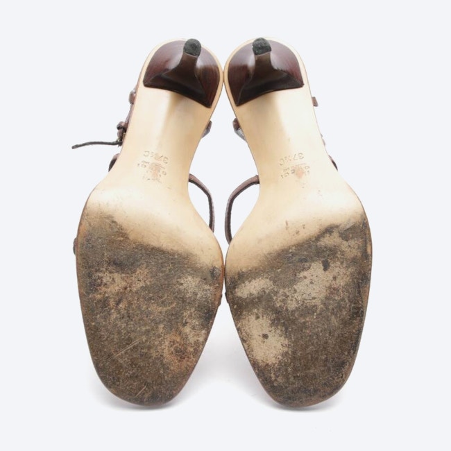 Image 4 of Heeled Sandals EUR 37.5 Brown in color Brown | Vite EnVogue