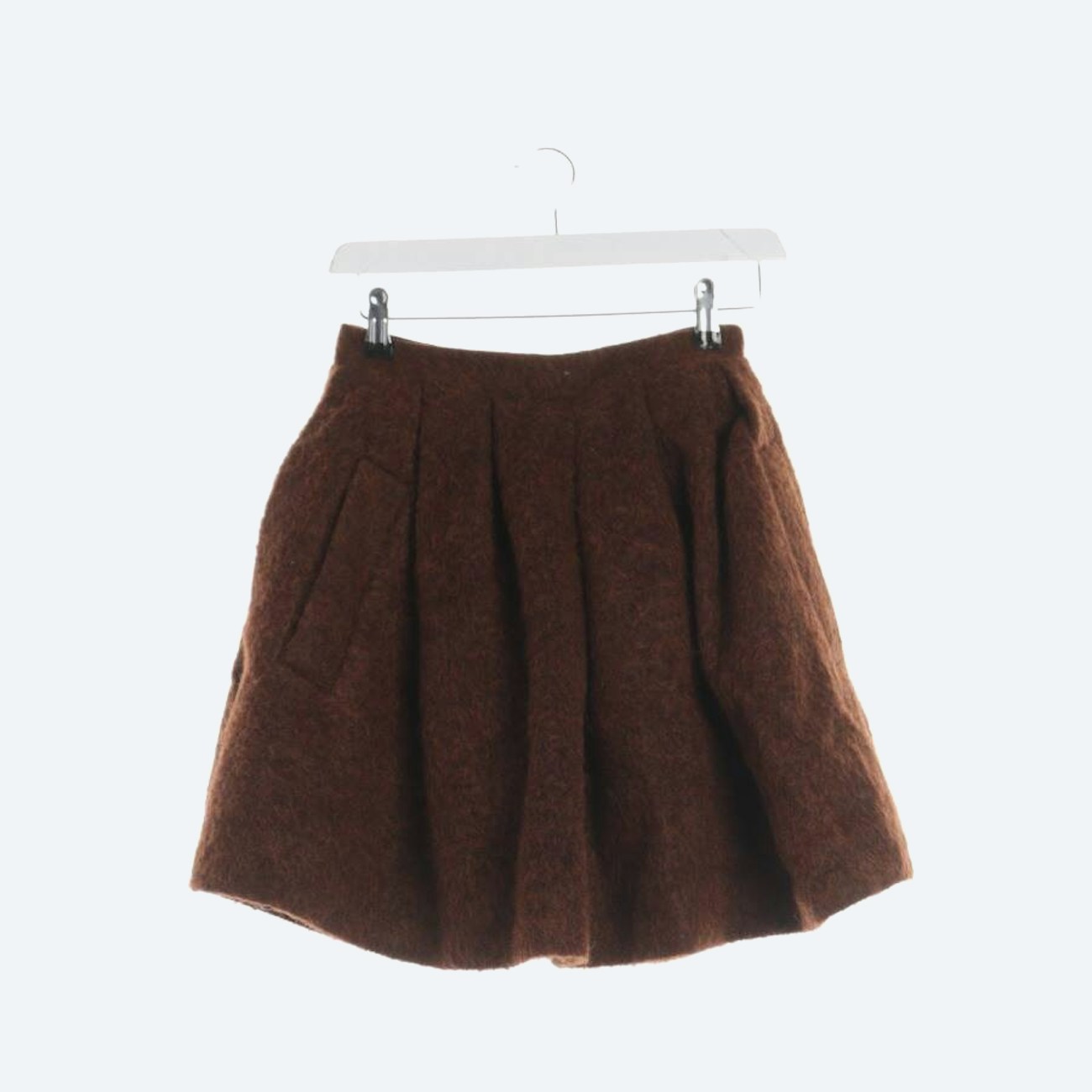 Image 1 of Mini Skirt XS Brown in color Brown | Vite EnVogue