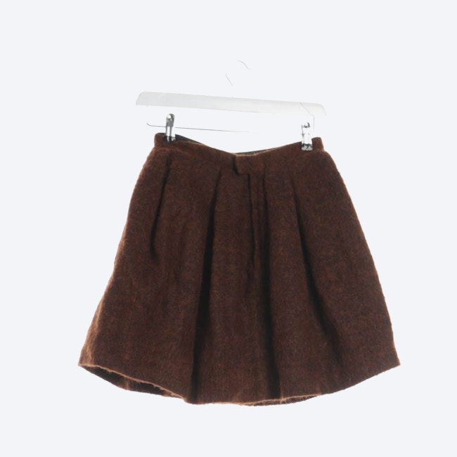 Image 2 of Mini Skirt XS Brown in color Brown | Vite EnVogue