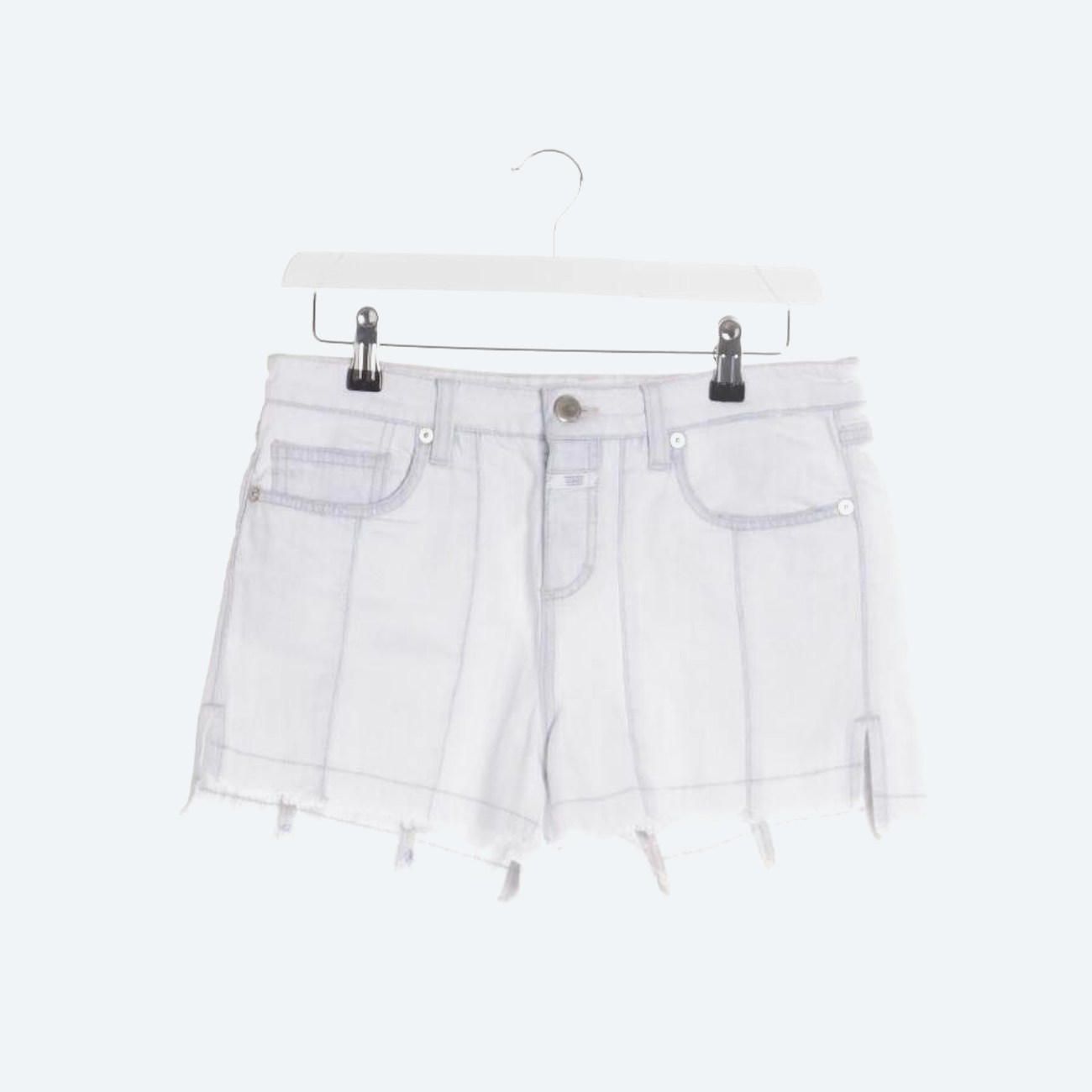 Image 1 of Shorts W28 White in color White | Vite EnVogue