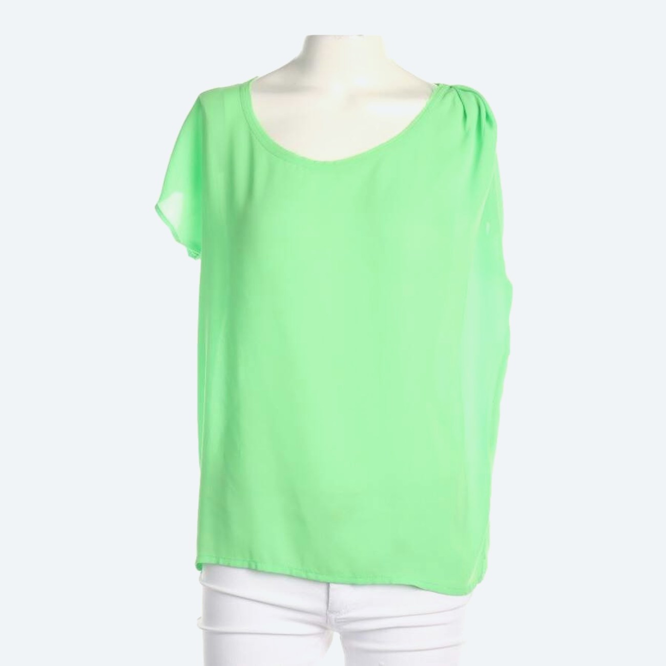 Image 1 of Shirt Blouse M Light Green in color Green | Vite EnVogue