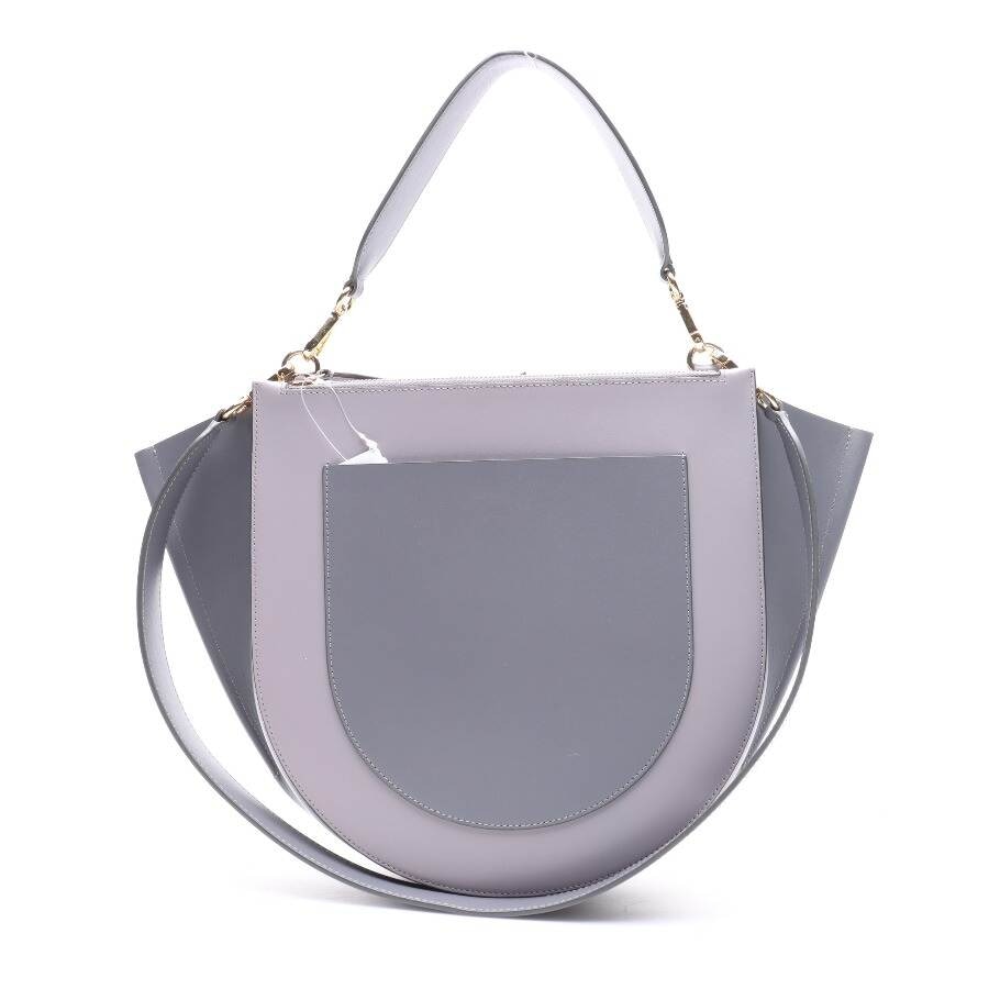 Image 2 of Hortensia Large Shoulder Bag Light Gray in color Gray | Vite EnVogue