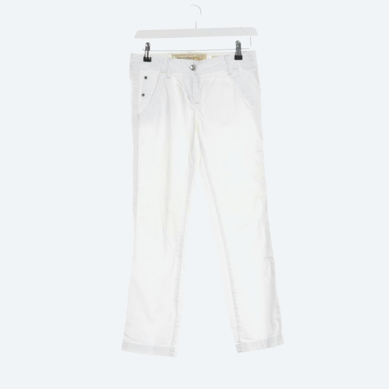 Image 1 of Trousers W27 White in color White | Vite EnVogue