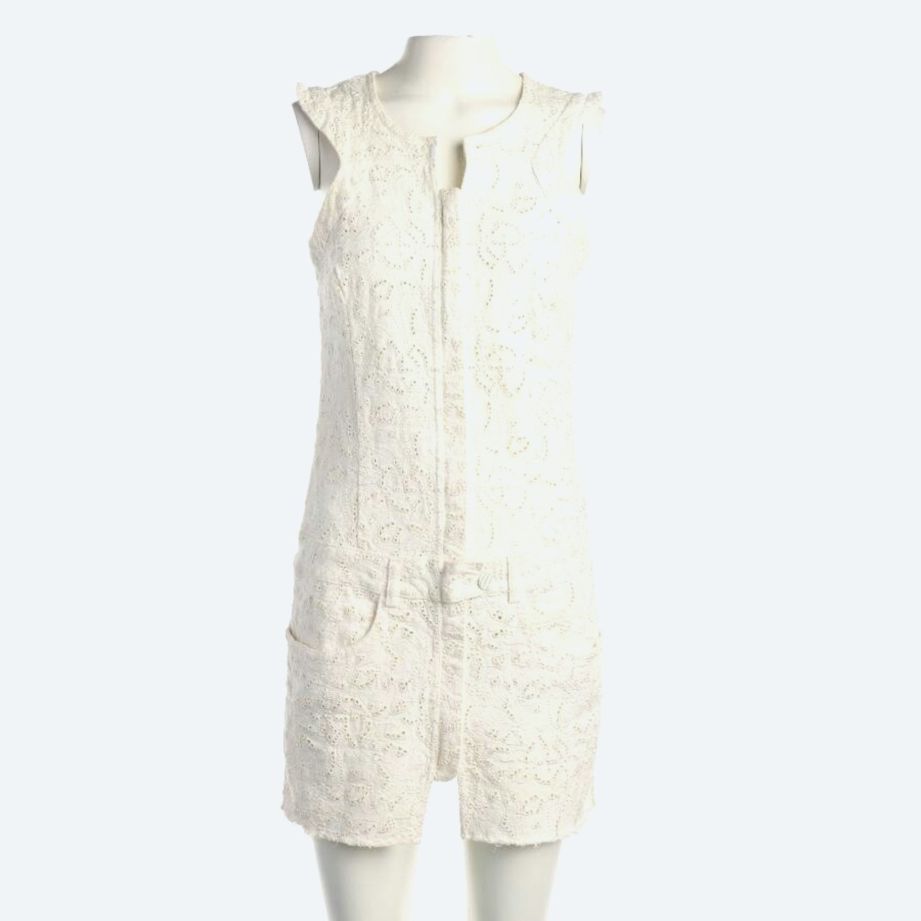 Image 1 of Shirt Dress 34 Cream in color White | Vite EnVogue