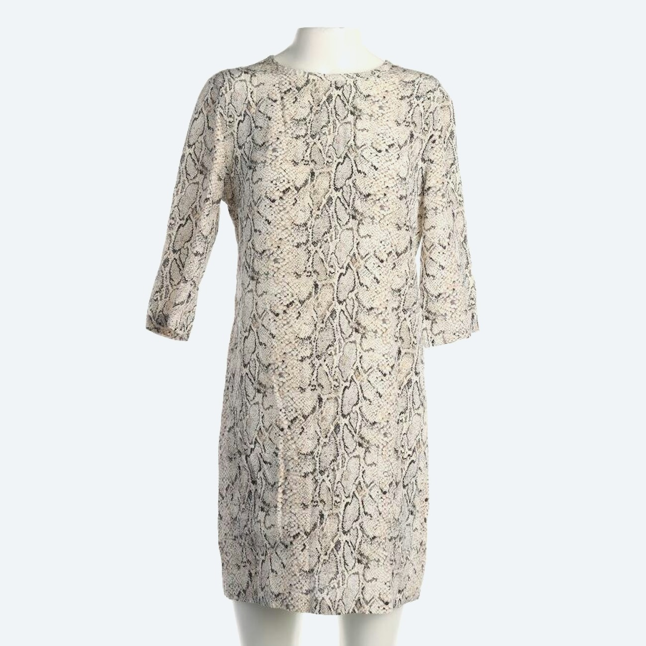 Image 1 of Silk Dress XS Beige in color White | Vite EnVogue