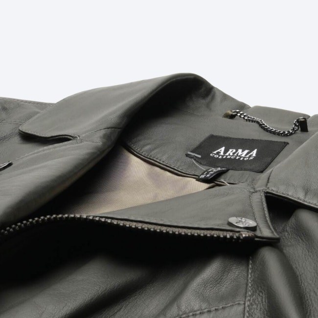 Image 3 of LeatherJacket 40 Dark Gray in color Gray | Vite EnVogue