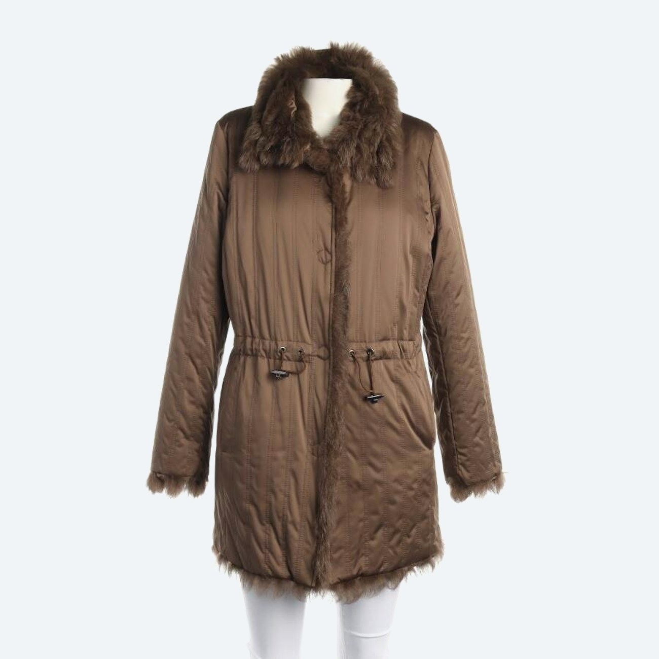 Image 1 of Winter Coat 34 Brown in color Brown | Vite EnVogue