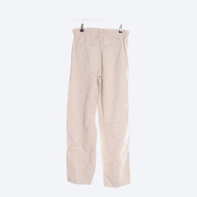 Image 2 of Trousers 30 Beige in color White | Vite EnVogue