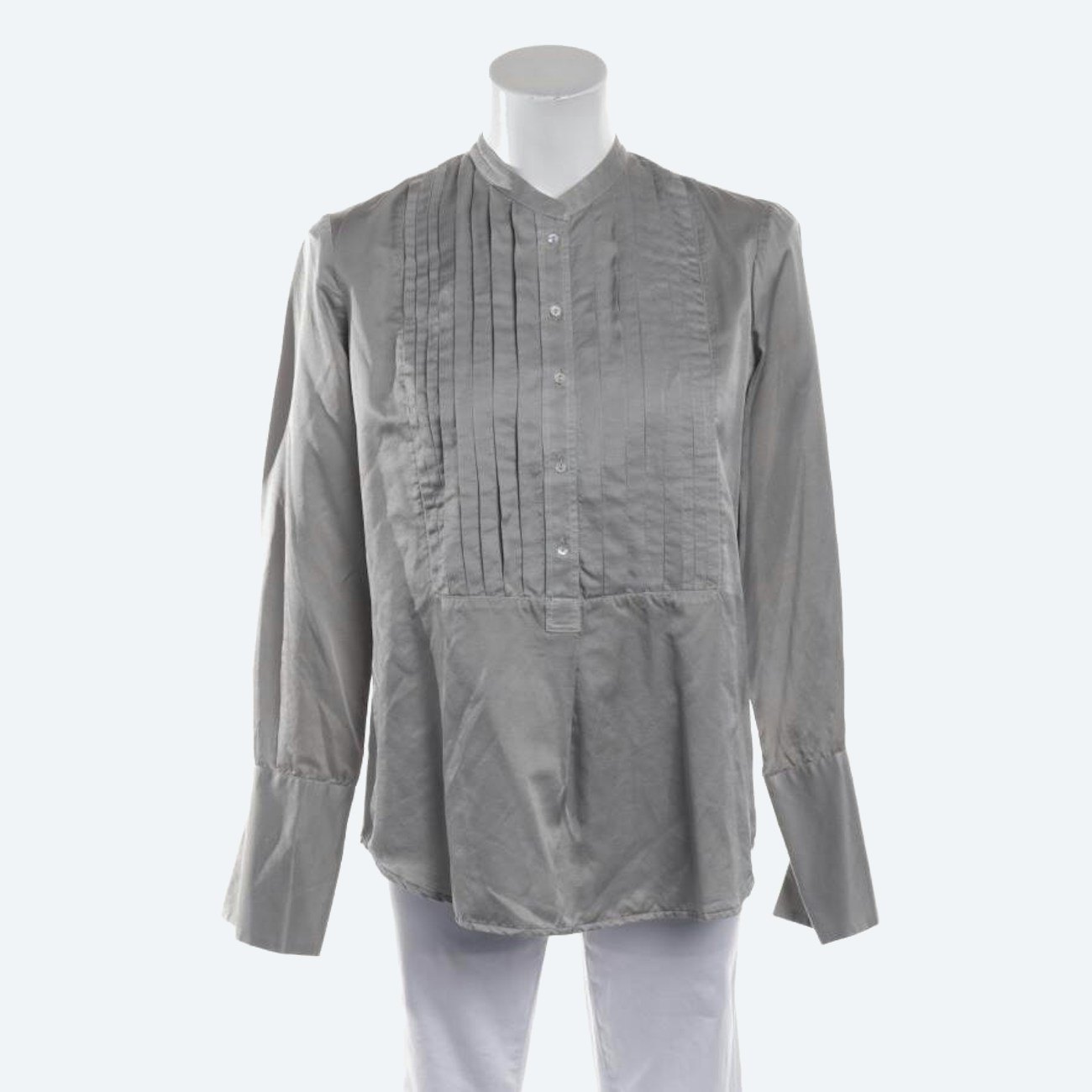 Image 1 of Shirt Blouse 38 Light Gray in color Gray | Vite EnVogue