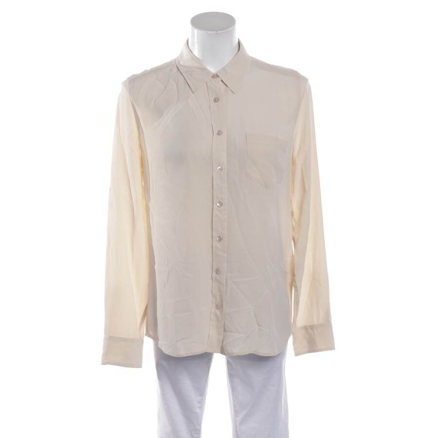 Image 1 of Silk Shirt M Beige in color White | Vite EnVogue