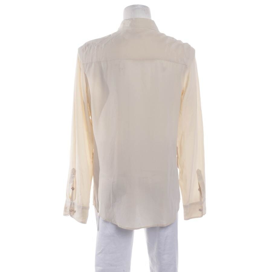 Image 2 of Silk Shirt M Beige in color White | Vite EnVogue
