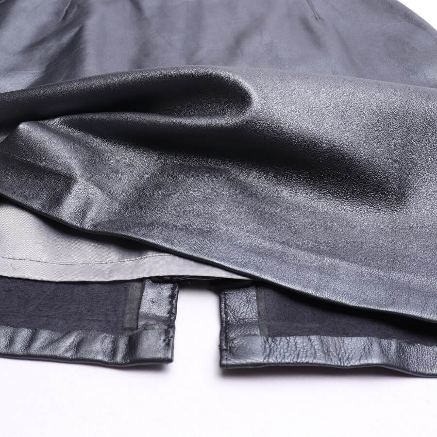 Image 3 of Leather Skirt 36 Light Gray in color Gray | Vite EnVogue