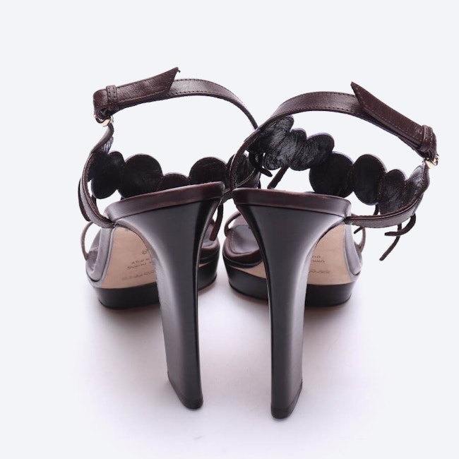 Image 3 of Heeled Sandals EUR38 Dark Brown in color Brown | Vite EnVogue
