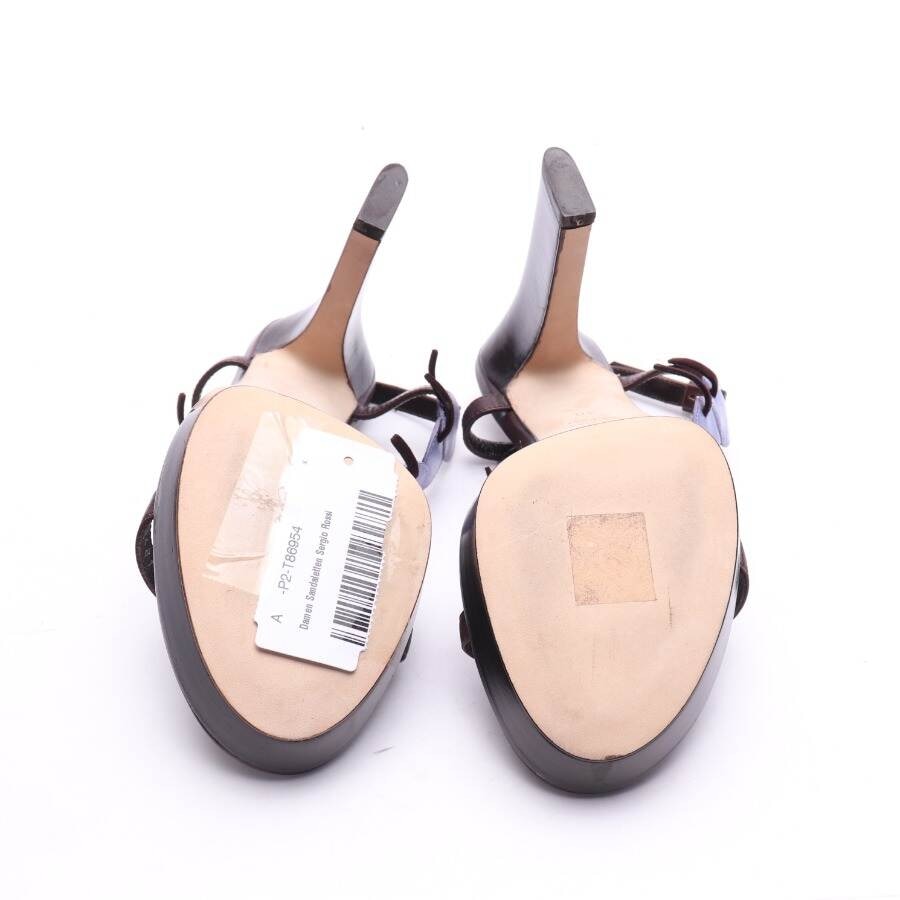 Image 4 of Heeled Sandals EUR38 Dark Brown in color Brown | Vite EnVogue