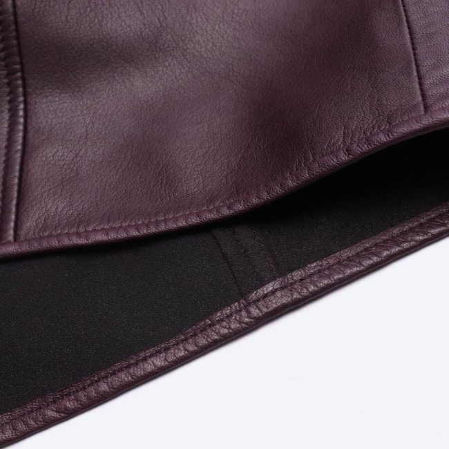 Image 4 of Leather Dress 40 Dark Purple in color Purple | Vite EnVogue