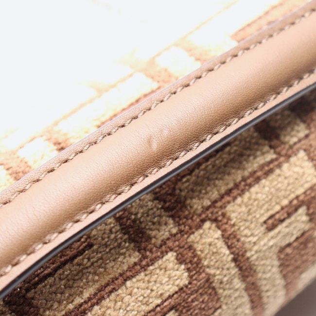 Image 10 of Baguette Chain Midi Shoulder Bag Light Brown in color Brown | Vite EnVogue
