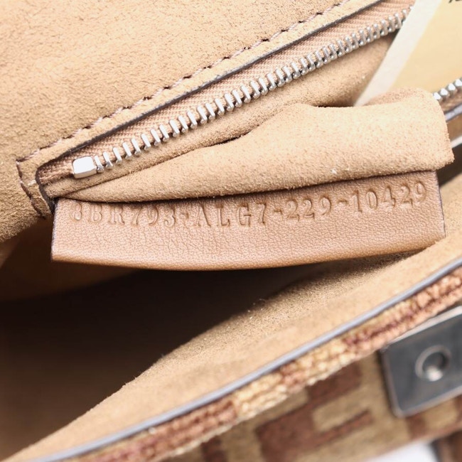 Image 7 of Baguette Chain Midi Shoulder Bag Light Brown in color Brown | Vite EnVogue