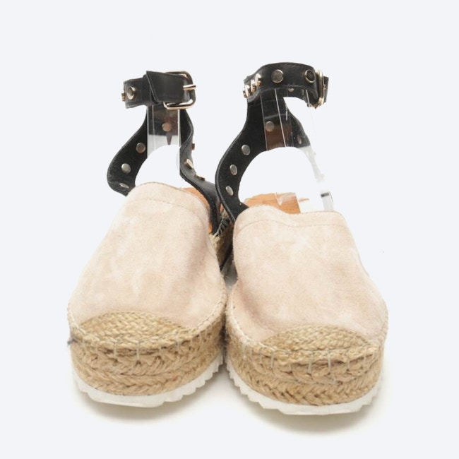 Image 2 of Platform Sandals EUR 37 Beige in color White | Vite EnVogue
