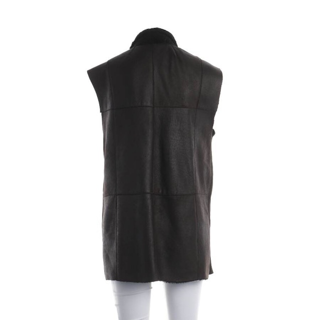 Leather Vest 40 Dark Brown | Vite EnVogue