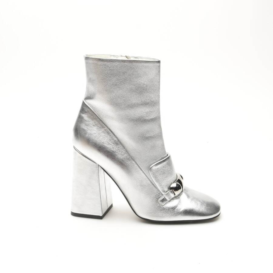 Image 1 of Ankle Boots EUR 38.5 Silver in color Metallic | Vite EnVogue