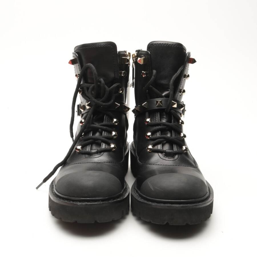 Image 2 of Rockstud Biker Boots EUR 36 Black in color Black | Vite EnVogue