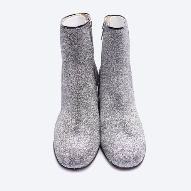 Image 2 of Ankle Boots EUR38 Silver in color Metallic | Vite EnVogue