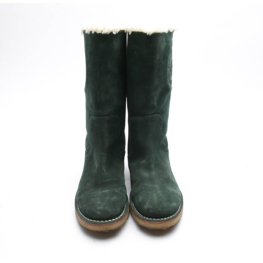 Image 2 of Boots EUR 38.5 Dark Green in color Green | Vite EnVogue