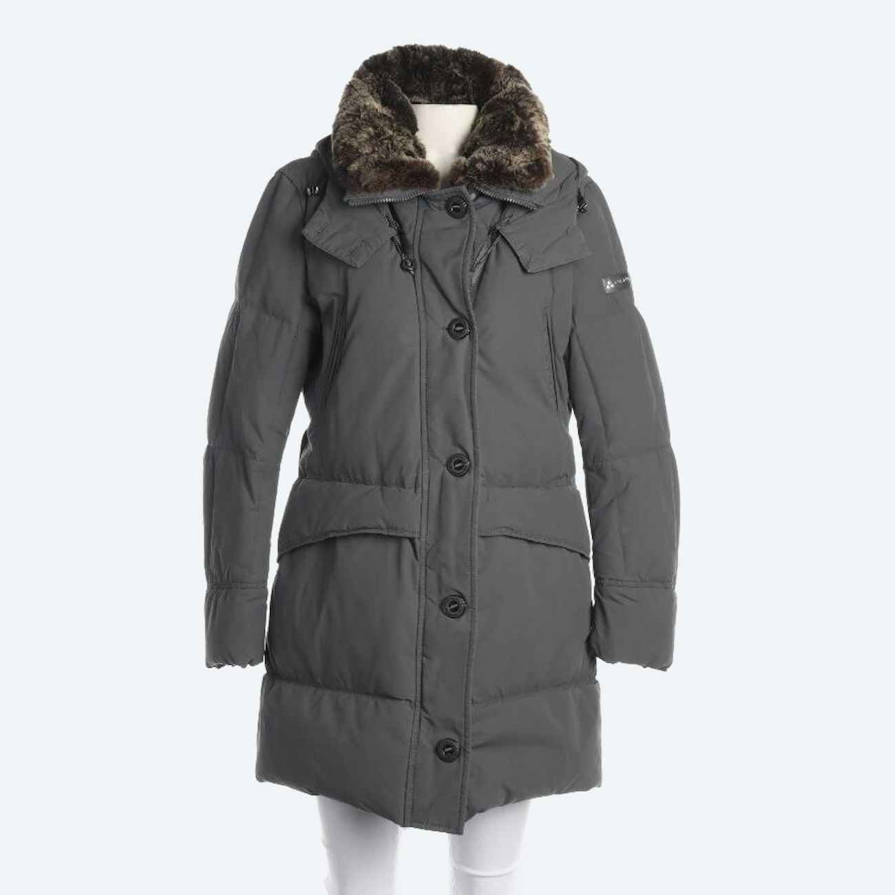 Image 1 of Down Coat 40 Gray in color Gray | Vite EnVogue