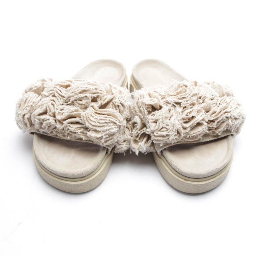 Image 2 of Sandals EUR 37 Beige in color White | Vite EnVogue