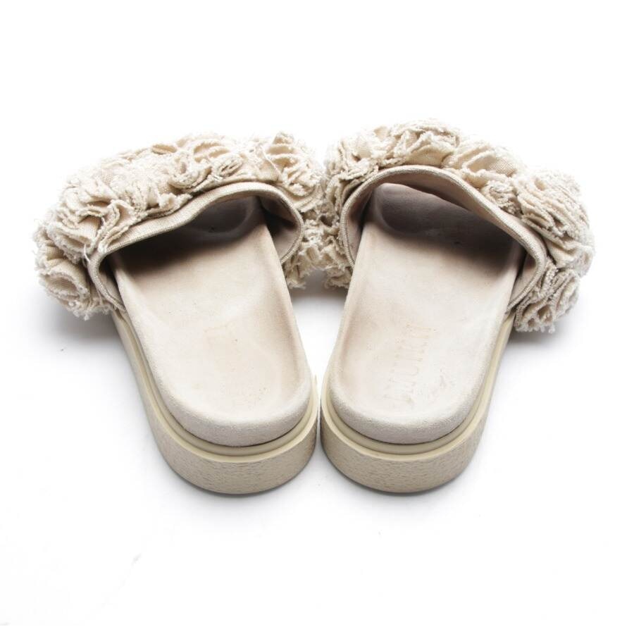 Image 3 of Sandals EUR 37 Beige in color White | Vite EnVogue
