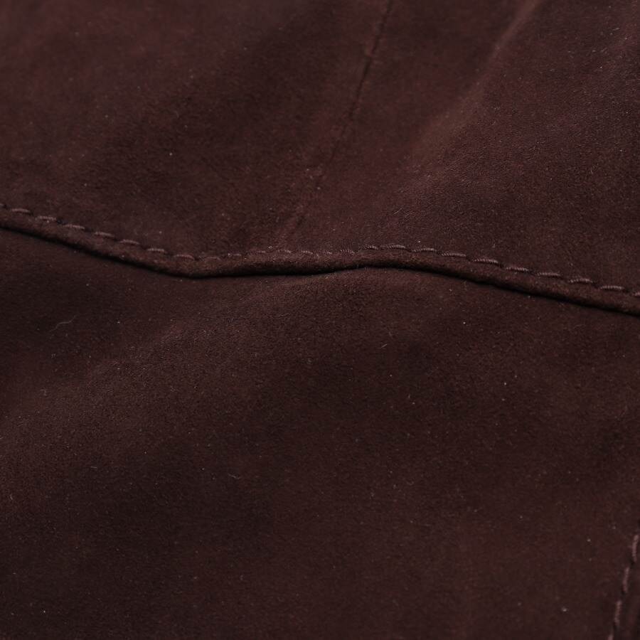 Image 3 of Leather Dress 38 Dark Brown in color Brown | Vite EnVogue
