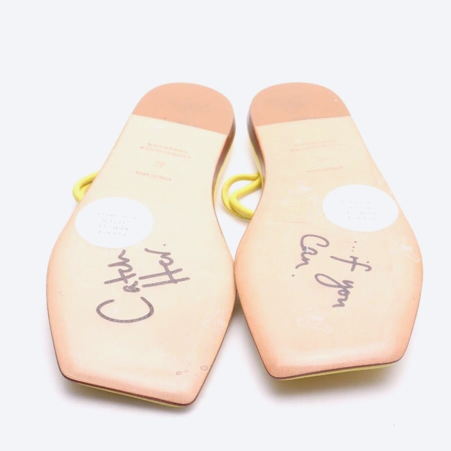 Image 4 of Sandals EUR 37 Yellow in color Yellow | Vite EnVogue