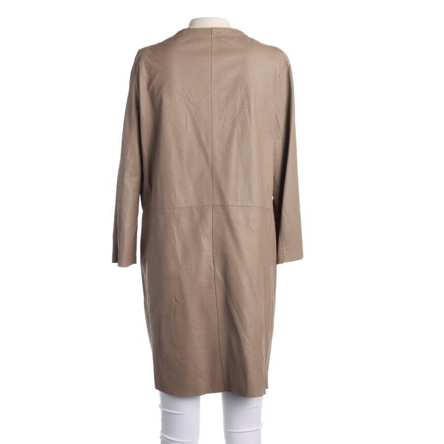 Image 2 of Leather Coat S Light Brown in color Brown | Vite EnVogue