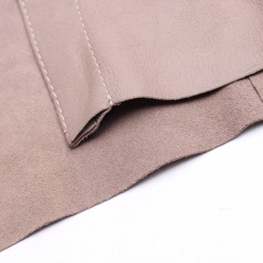 Image 4 of Leather Coat S Light Brown in color Brown | Vite EnVogue