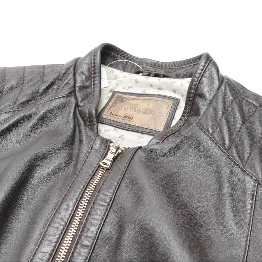 Image 3 of LeatherJacket M Brown in color Brown | Vite EnVogue