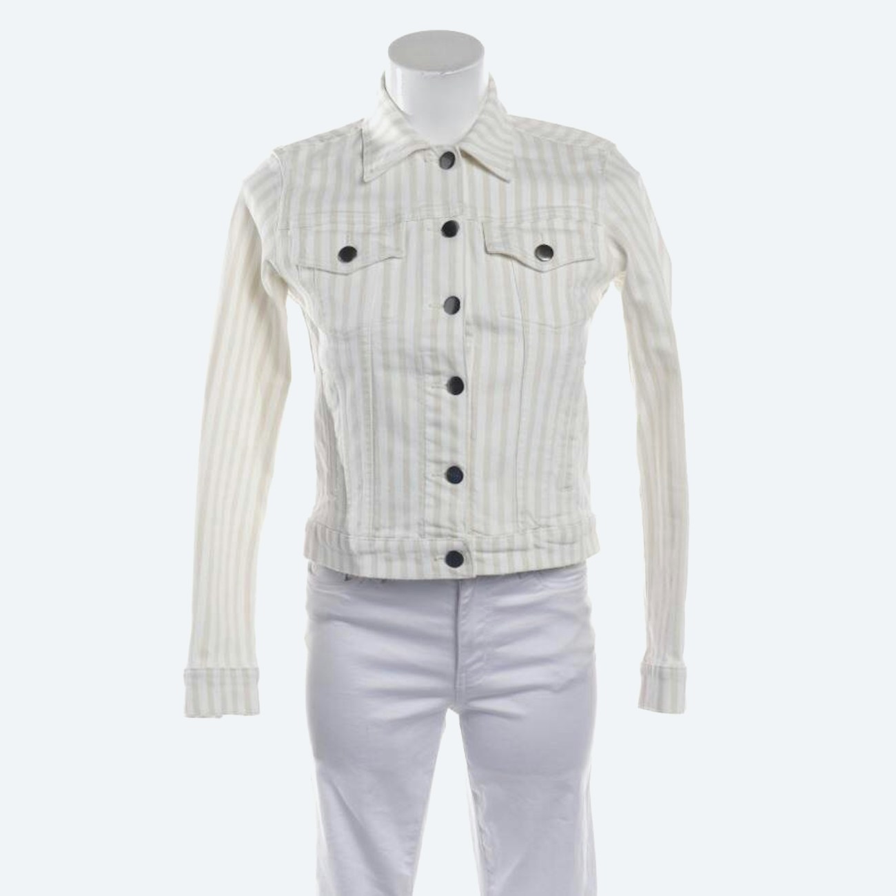 Image 1 of Jeans Jacket XS Cream in color White | Vite EnVogue
