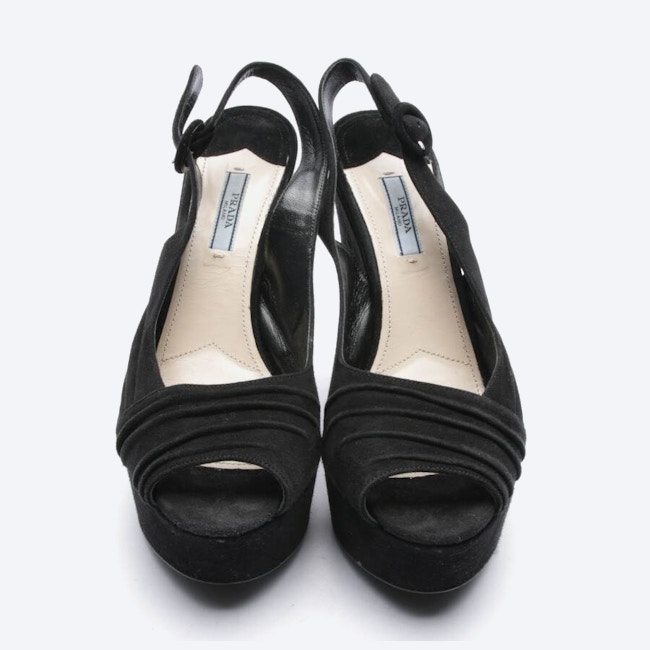Image 2 of Heeled Sandals EUR 40.5 Black in color Black | Vite EnVogue