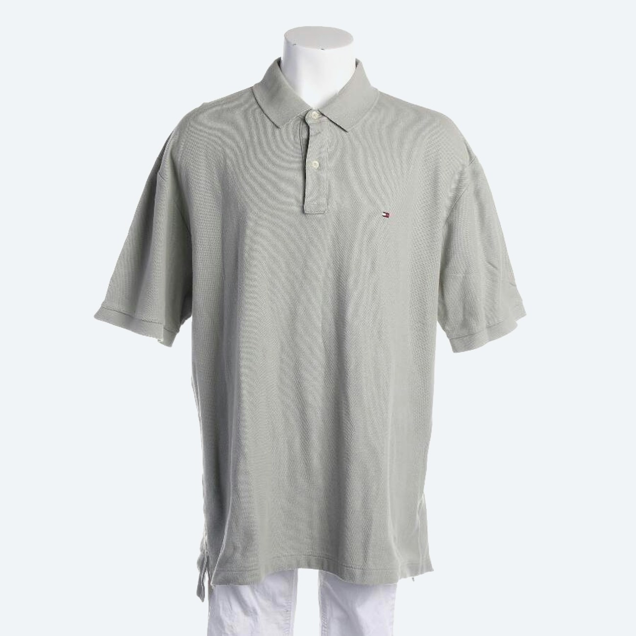 Image 1 of Polo Shirt 2XL Light Gray in color Gray | Vite EnVogue