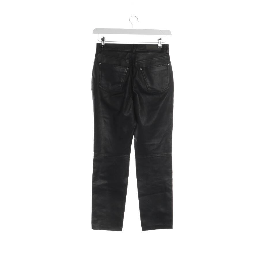 Image 2 of Leather Pants W28 Black in color Black | Vite EnVogue